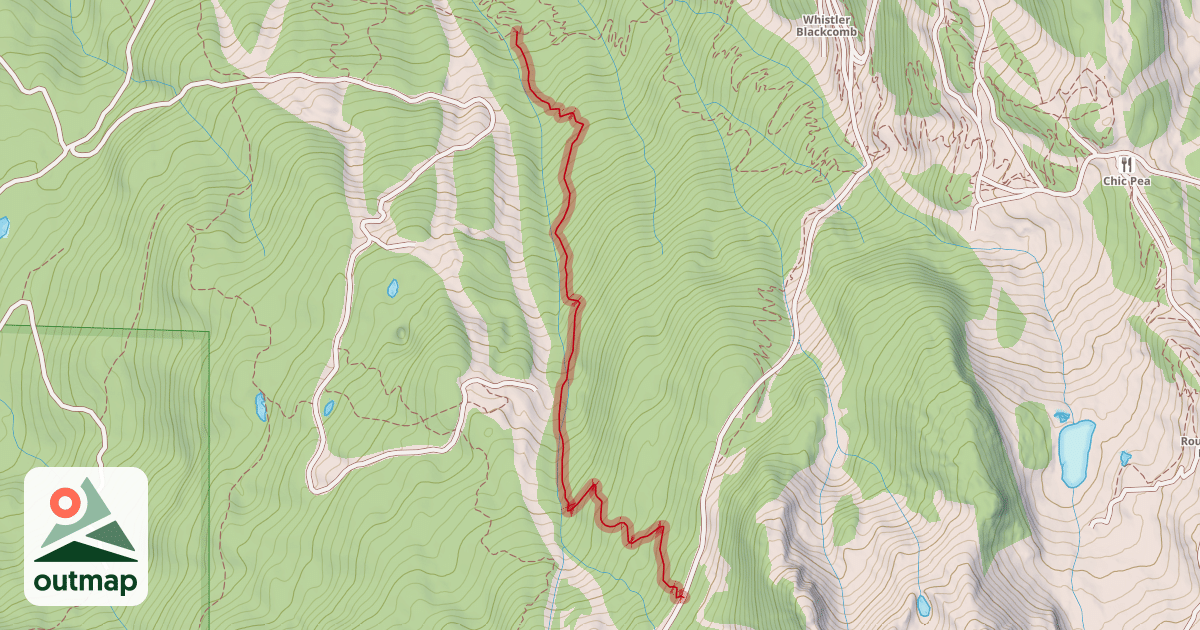 Map of Ride Don't Slide