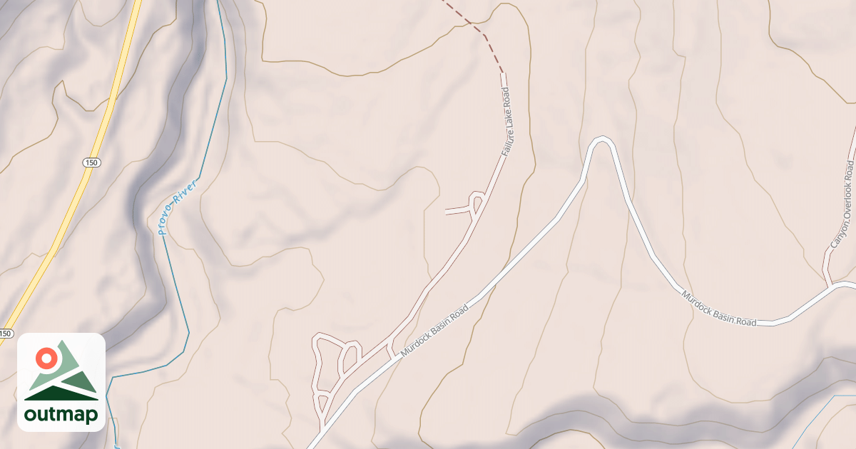 Map of FAILURE LAKE