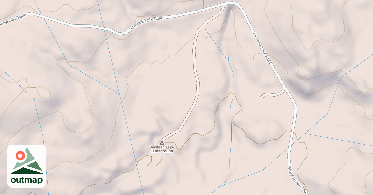 Map of BOWMAN CAMPGROUND