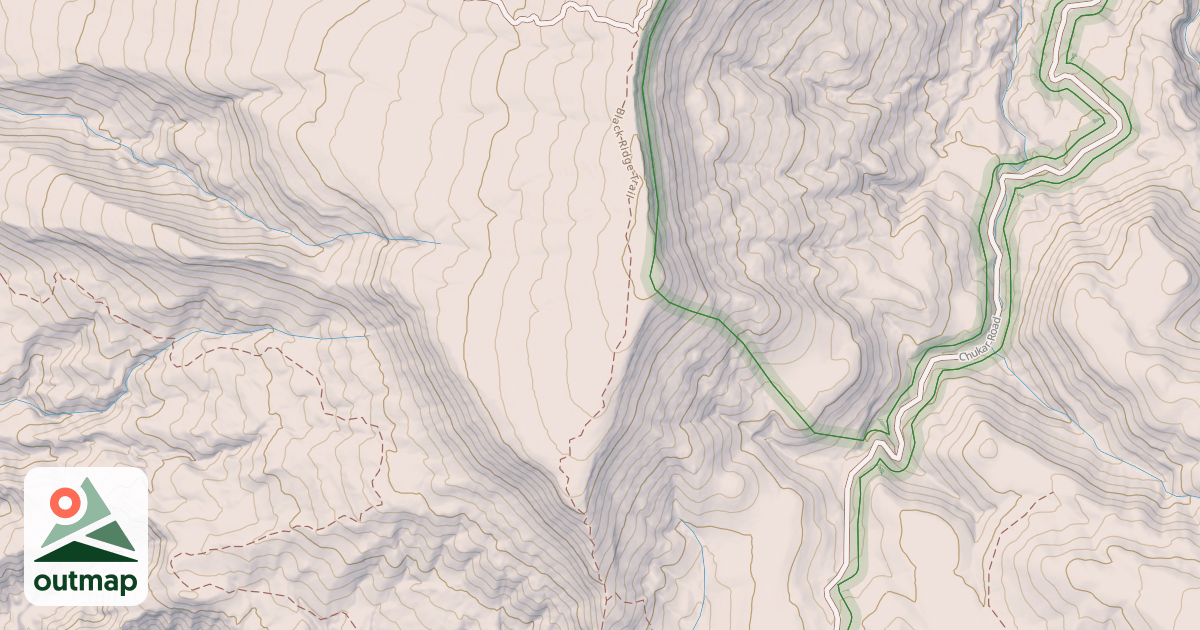 Map of Black Ridge Trail