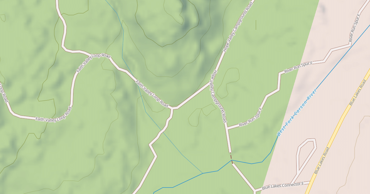 Map preview of FAITH VALLEY LOOP ROAD