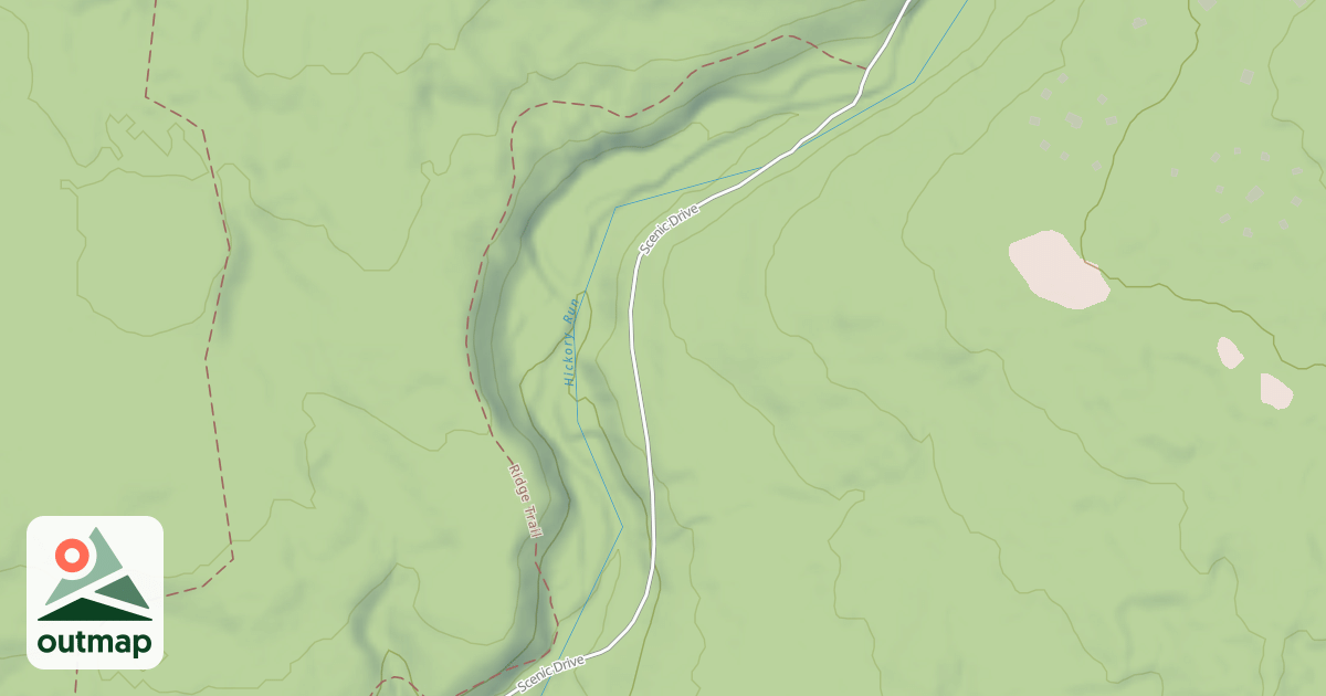 Map of Hickory Run State Park Trails
