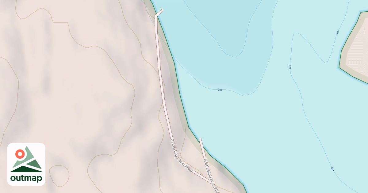 Map of THOMAS BAY FLOAT