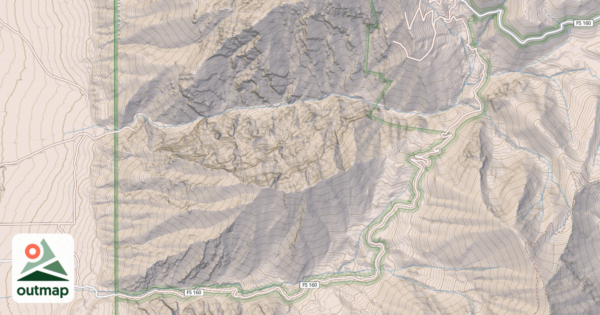 Map of MONA POLE ROAD