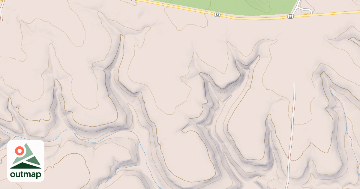 Map of NORTH JACKTAR HOLLOW