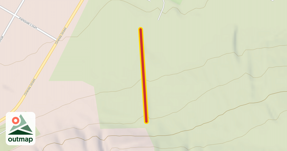 Map of Handle Tow Lift