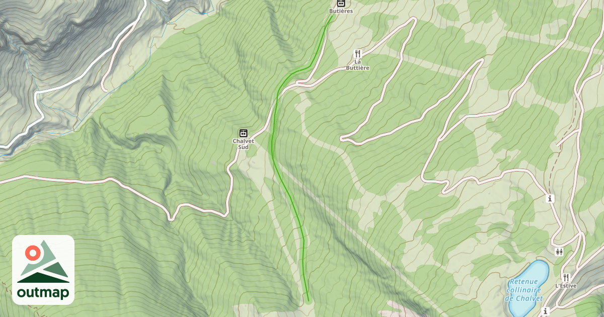 Map of Butières