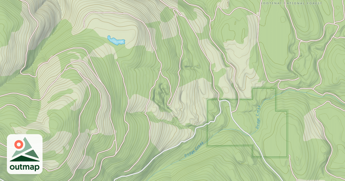 Map of CARIBOU YOUNG CREEK