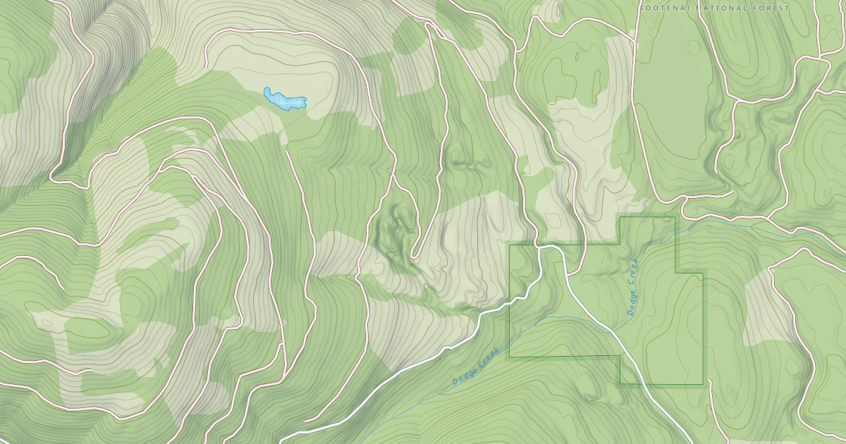 Map preview of CARIBOU YOUNG CREEK
