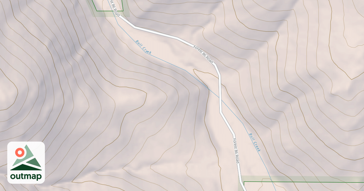 Map of USFS National Forest System Roads {CFB48FD6-32EF-4B40-AE76-BBE08E6FED75}