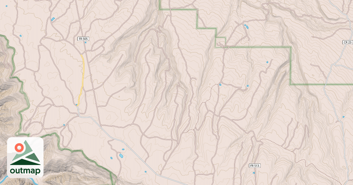 Map of WOLF DEN