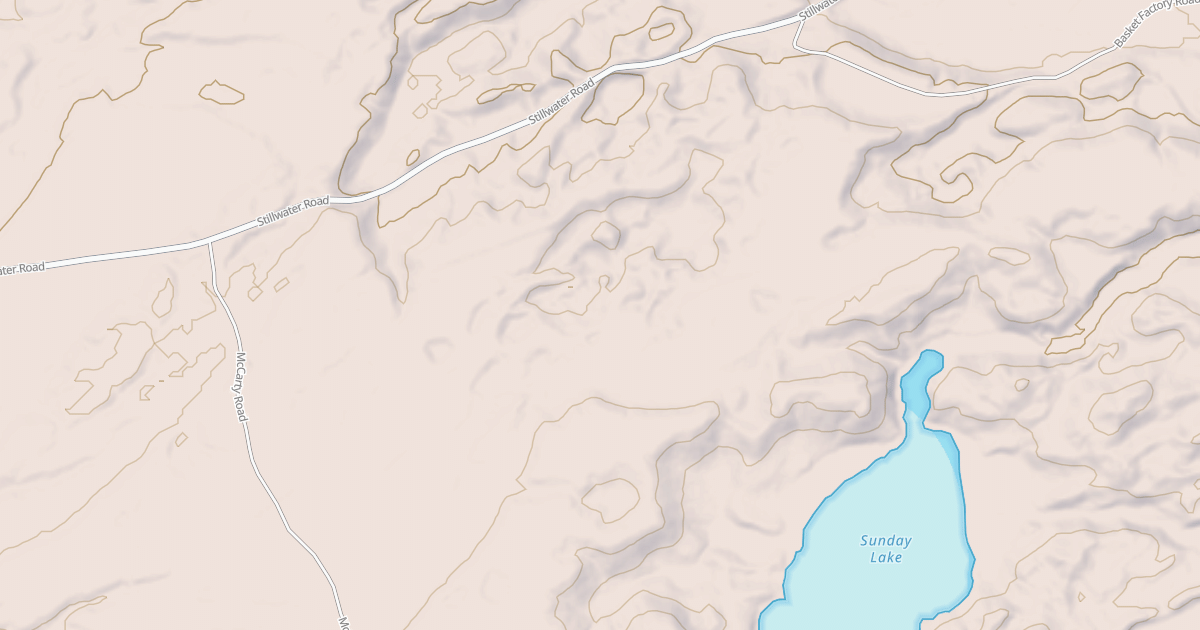 Map preview of Sunday Lake Slide Trail