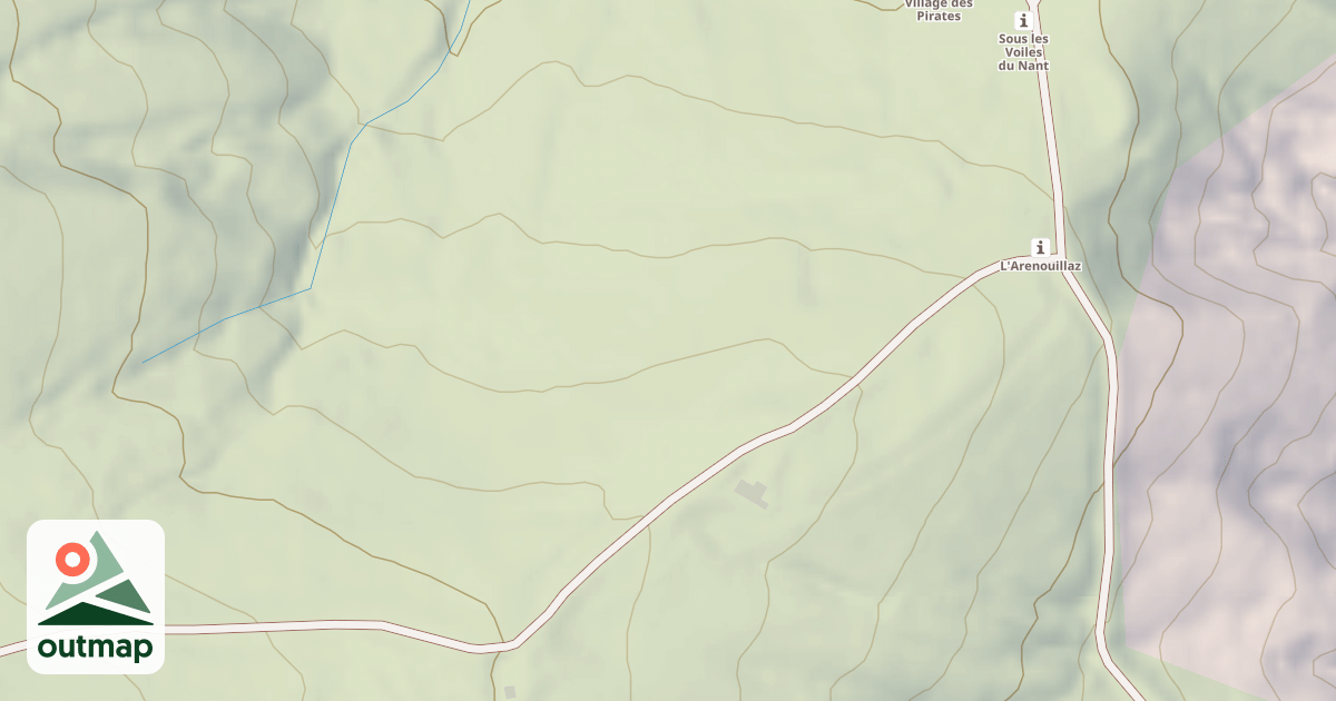 Map of Snow Park des Pirates