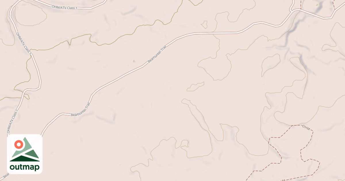 Map of Straight Arrows Trail