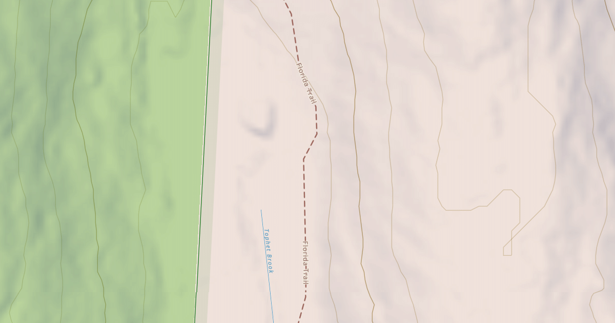 Map preview of Florida Trail