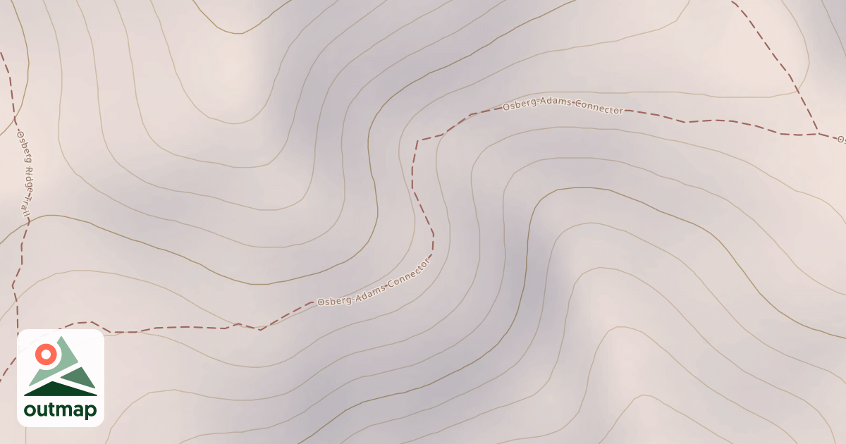 Map of ADAMS GULCH TRAIL