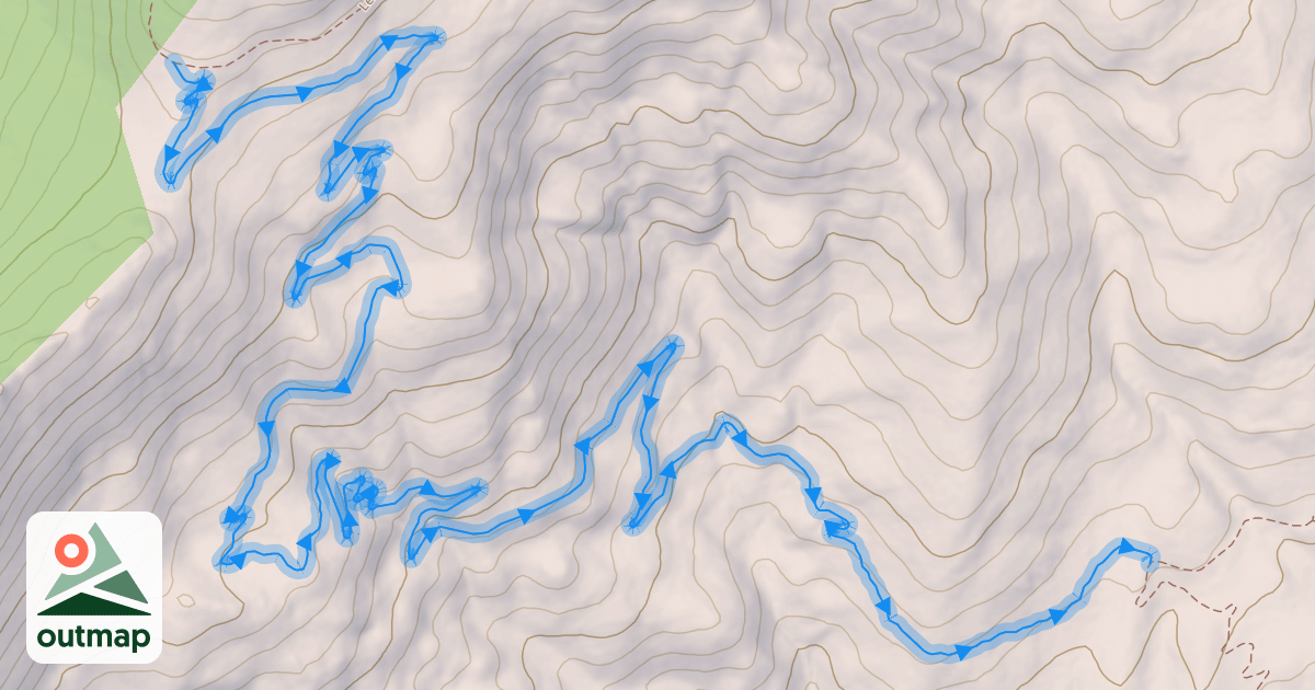 Map of White Fir Trail