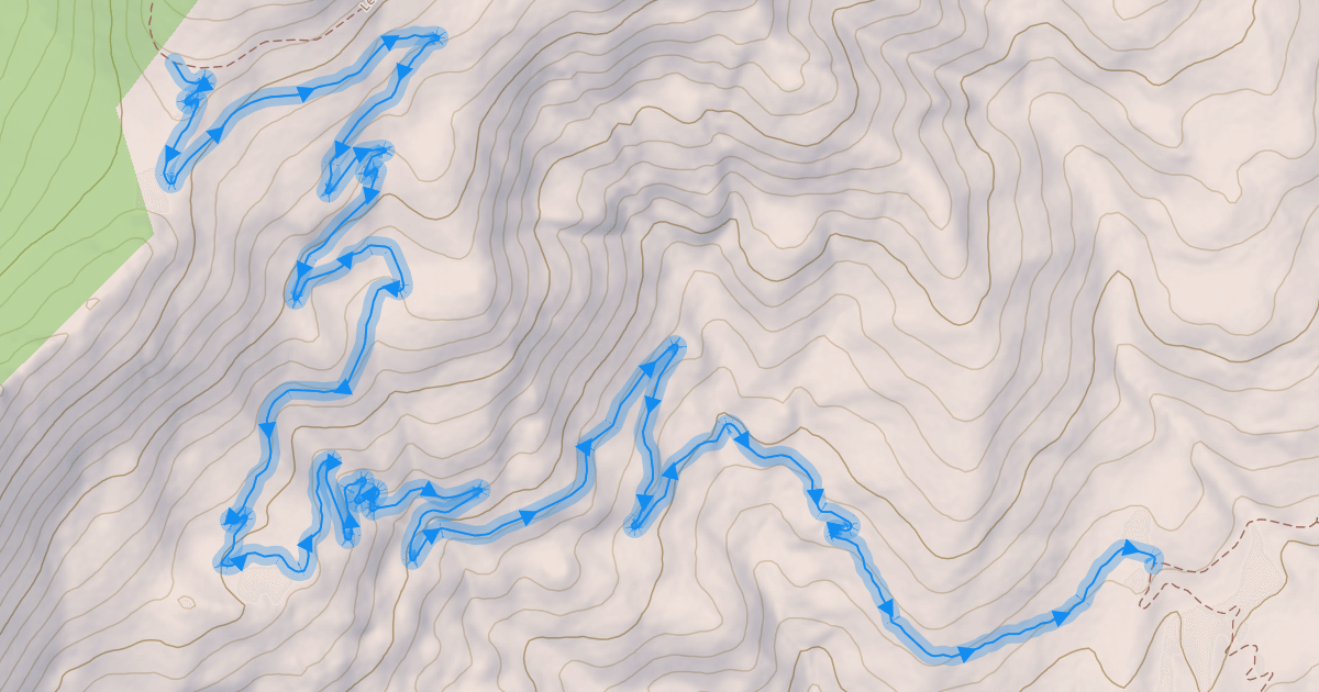 Map preview of White Fir Trail