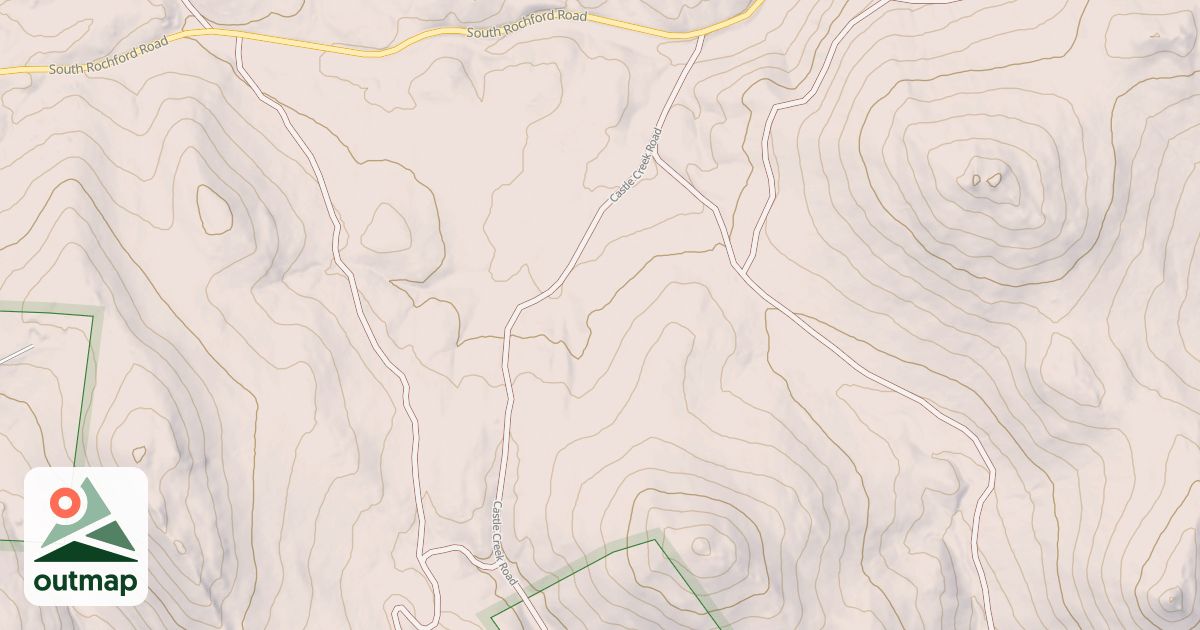 Map of CASTLE CREEK
