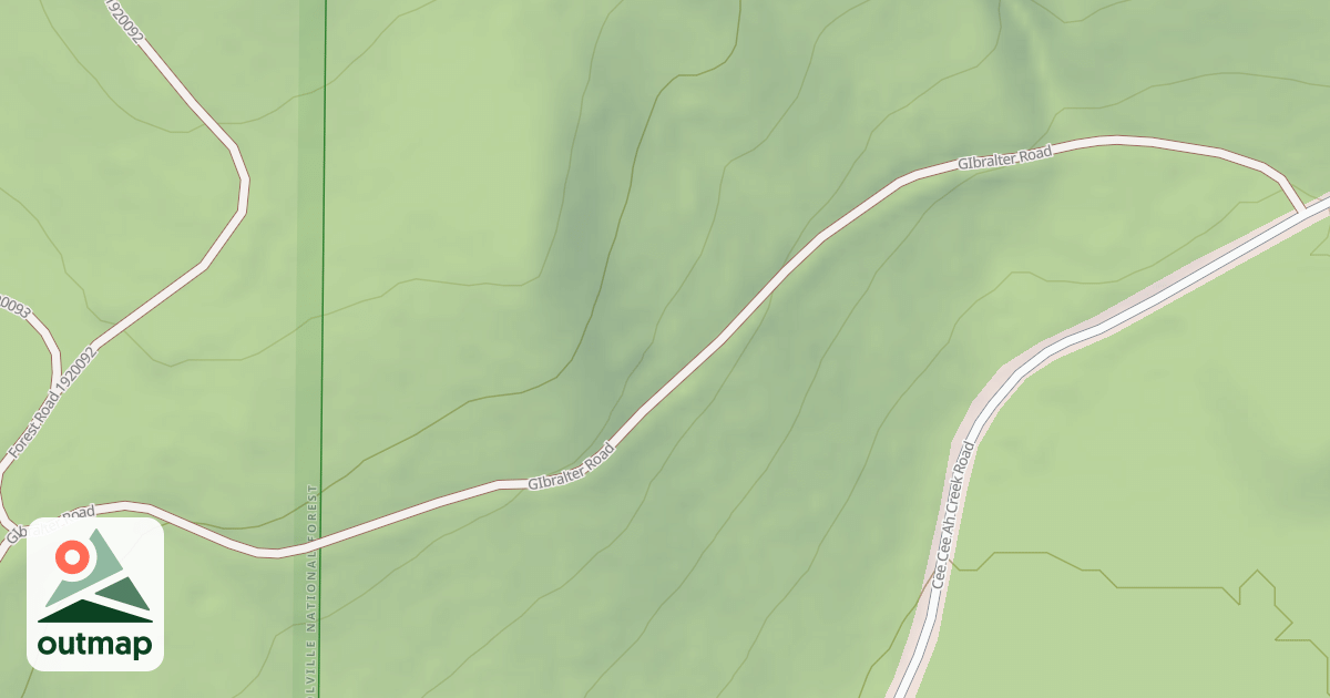 Map of GILBRALTER