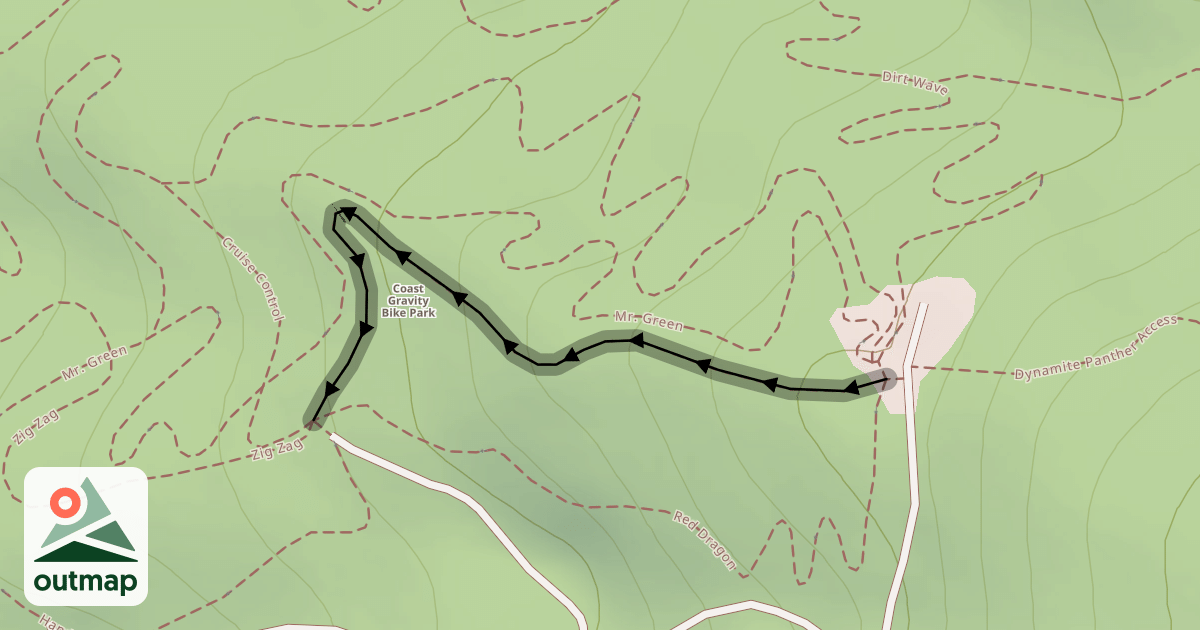Map of Devil's Elbow