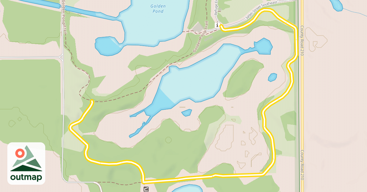 Map of Church Lake Trail