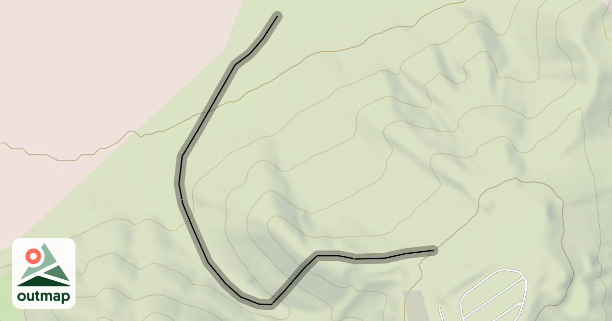 Map of Tournament Hill in Otsego