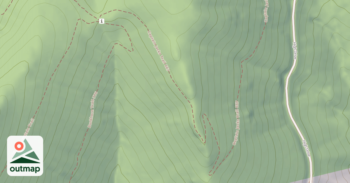 Map of Captain Jacks