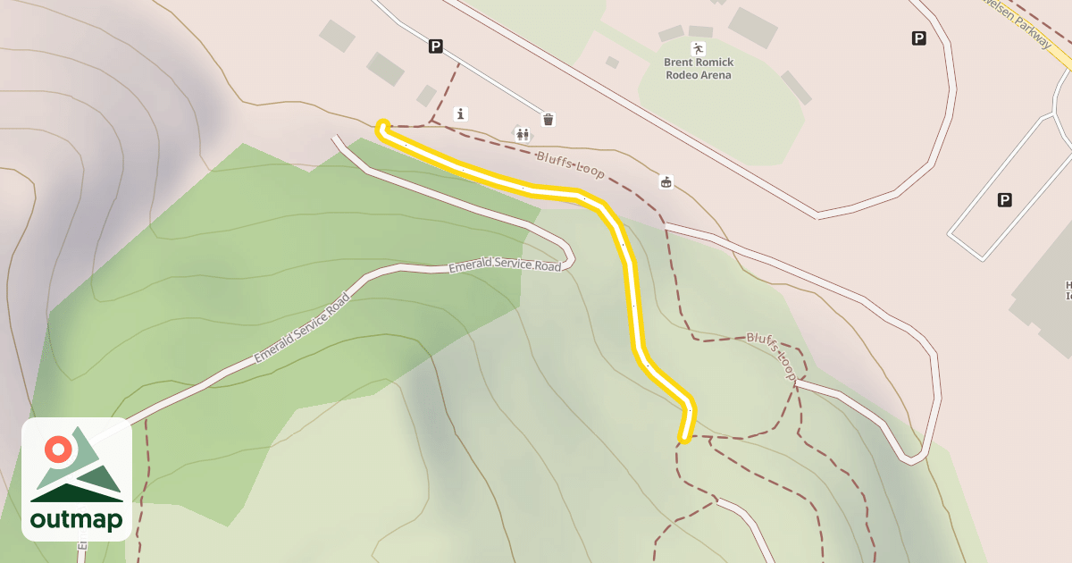 Map of Rodeo Loop
