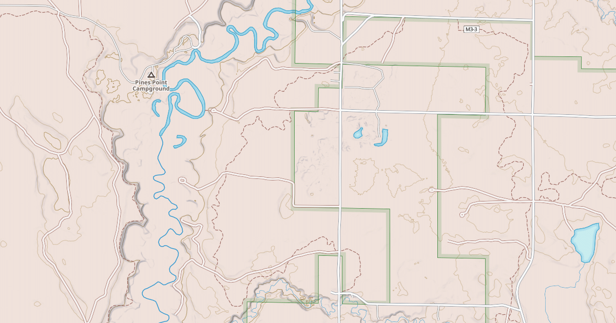 Map preview of Horseshoe Motorcycle Trail