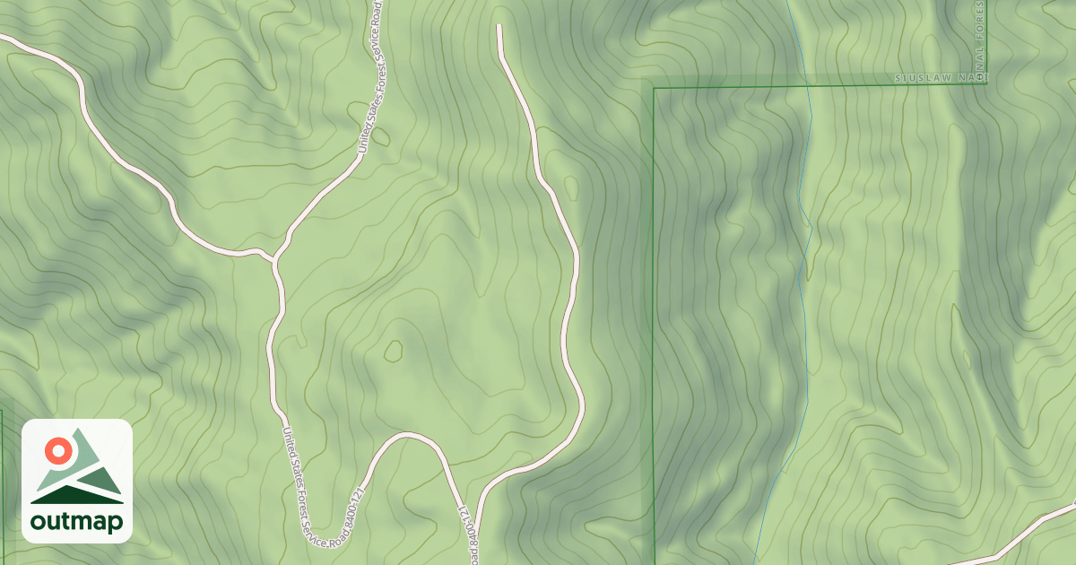 Map of USFS Motor Vehicle Use Map Roads {12CE4747-C5DF-401A-98B5-4A4B9093826A}