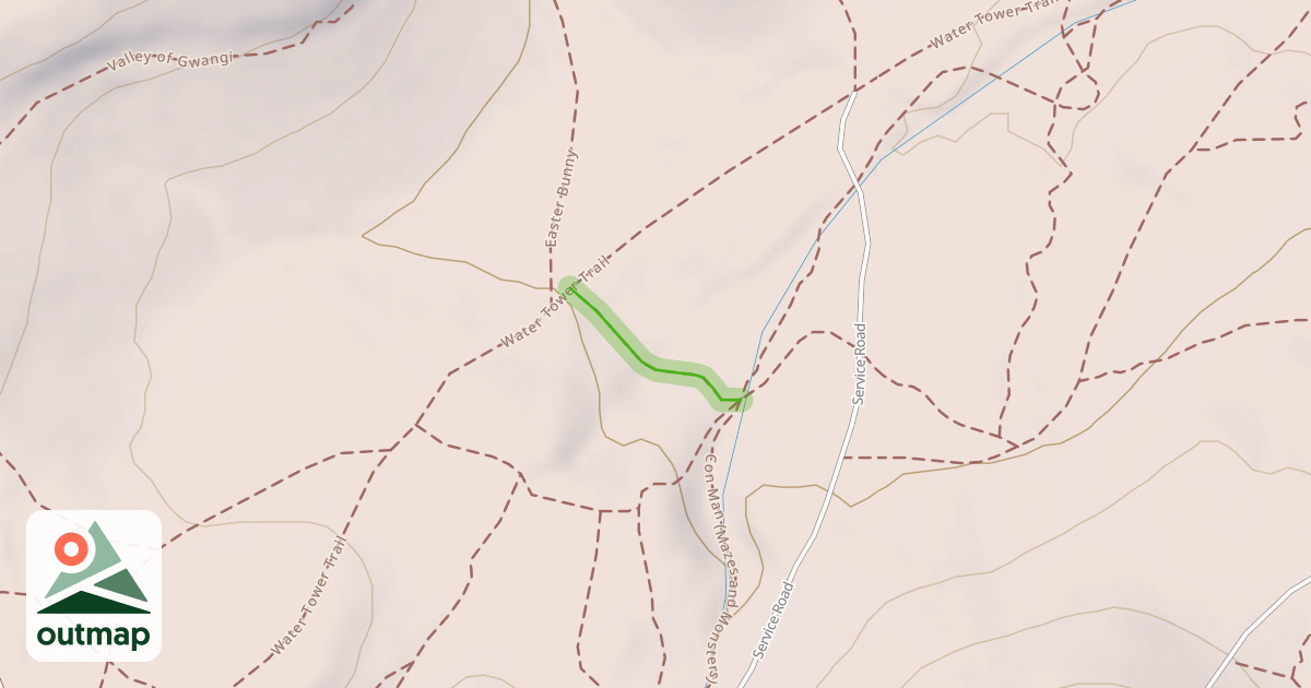 Map of Con Man Exit Stage Left
