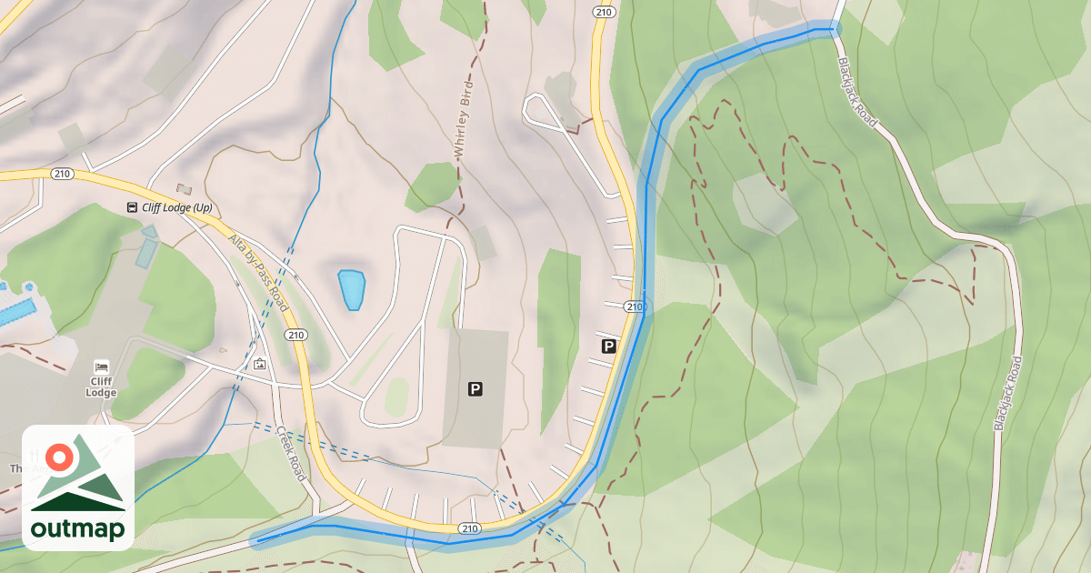 Map of Condo & Bypass Rd. Parking Access