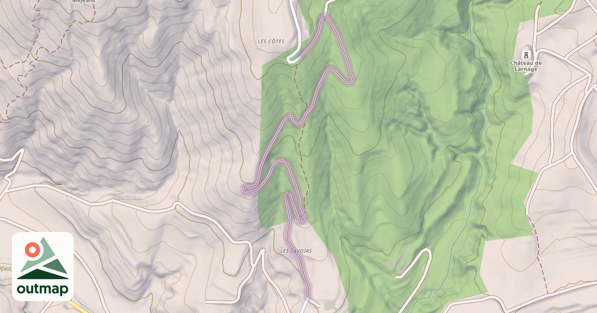 Map of Chemin des Pins