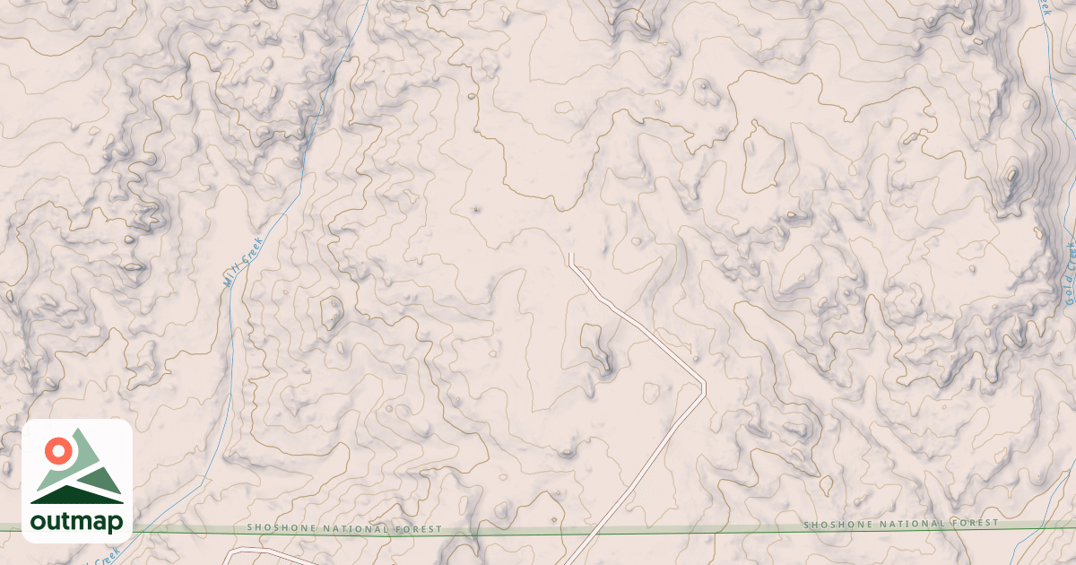 Map of BURNT MEADOW