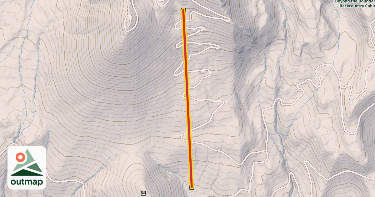 Map of Gray Butte Lift