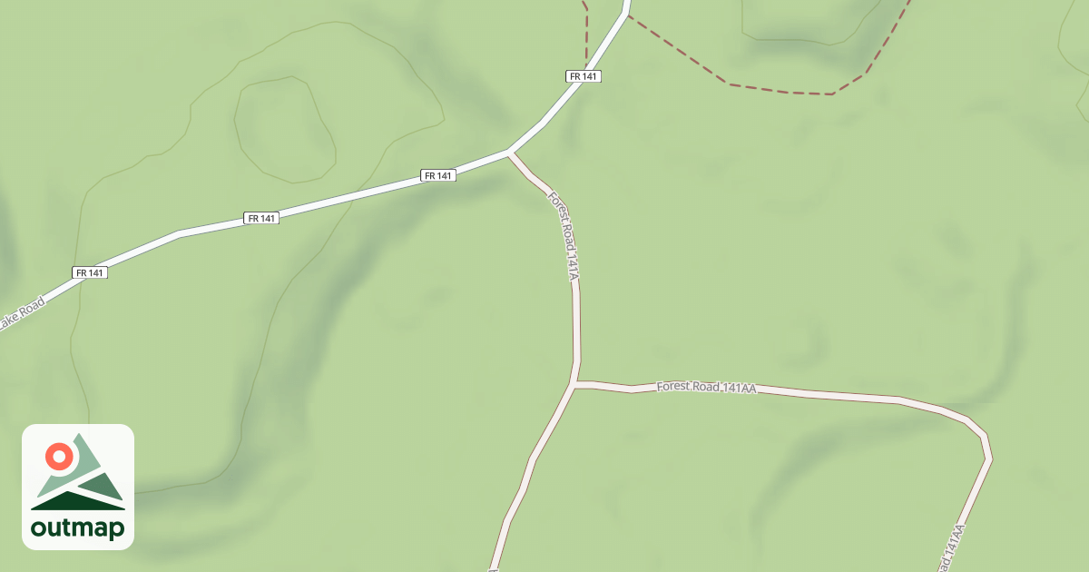 Map of FR 141A