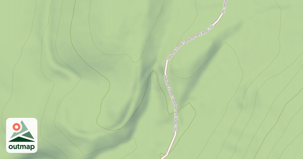 Map of USFS Motor Vehicle Use Map Roads {6A11F2A8-1381-44D2-98A1-99461F09EB31}