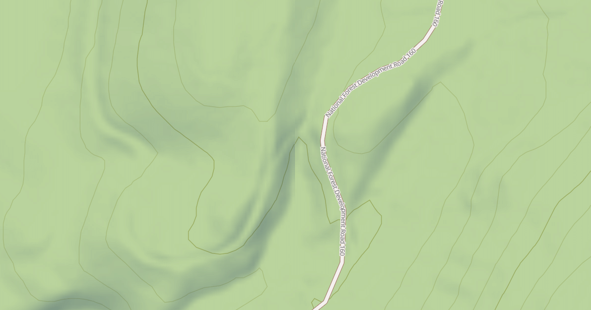Map preview of USFS Motor Vehicle Use Map Roads {6A11F2A8-1381-44D2-98A1-99461F09EB31}