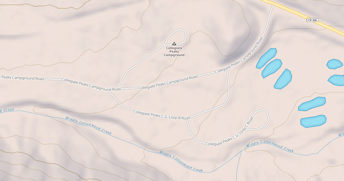 Map preview of COLLEGIATE PEAKS C.G. LOOP B