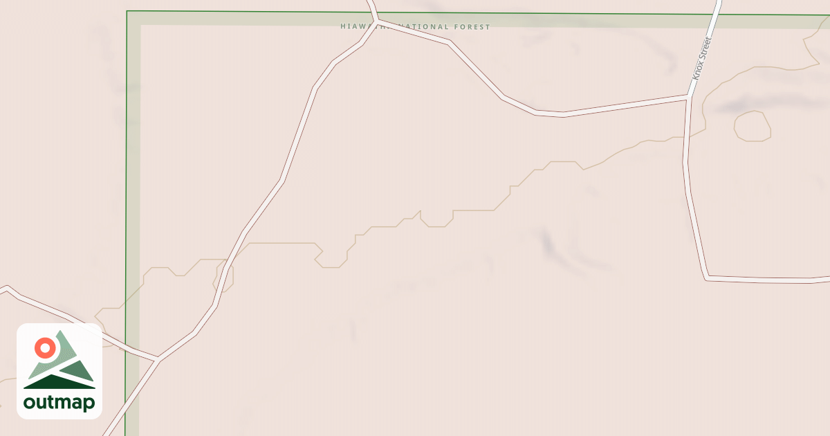 Map of COX POND SOUTH