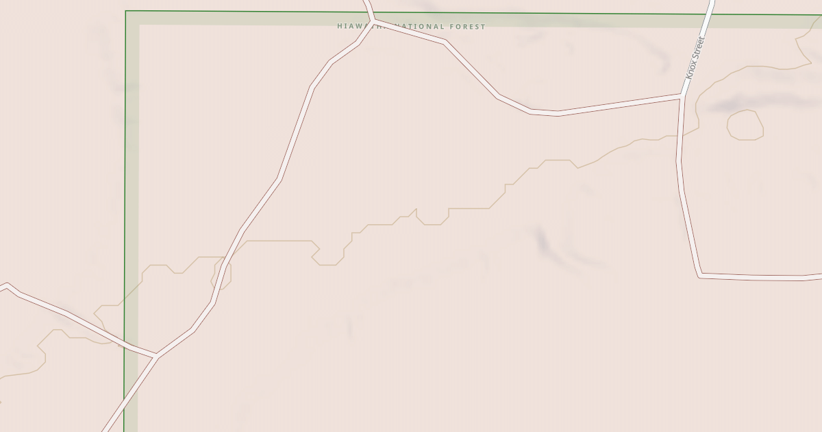 Map preview of COX POND SOUTH
