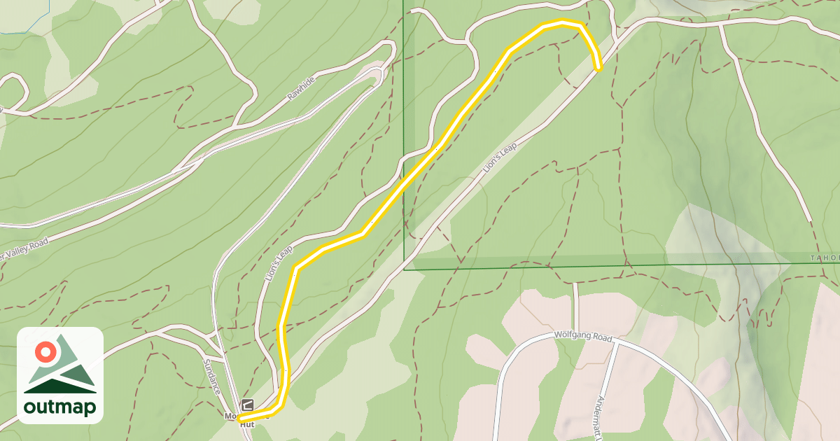 Map of Glenn's Gallop