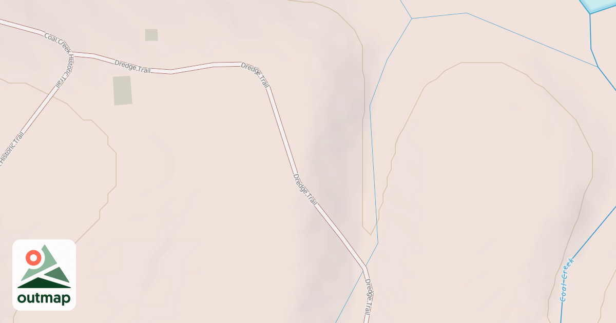 Map of Coal Creek Lower Trail