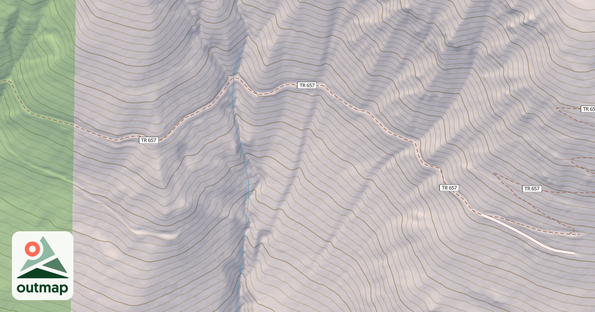 Map of Meadow Mtn
