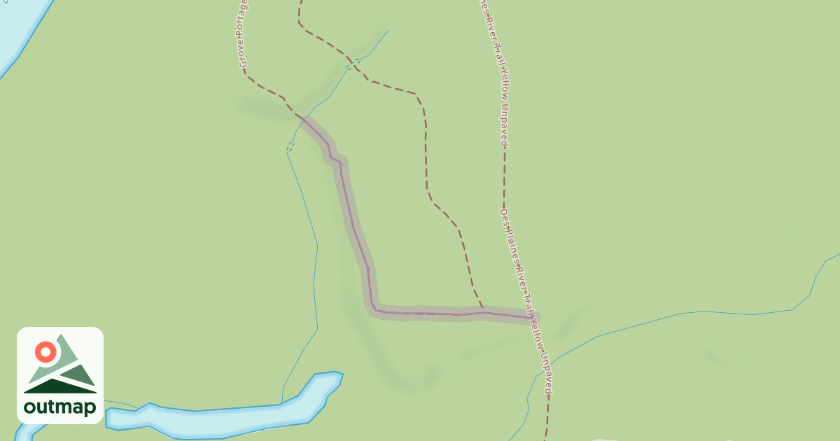 Map of Grove Portage Trail