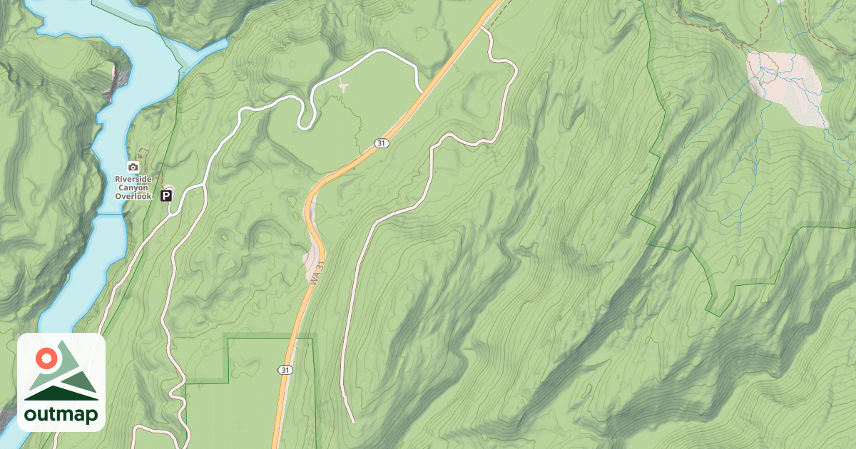 Map of HALLIDAY/FEN TRAIL