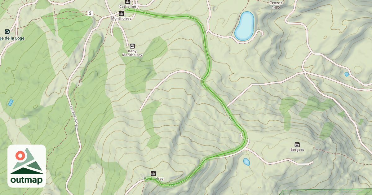 Map of Crêtes