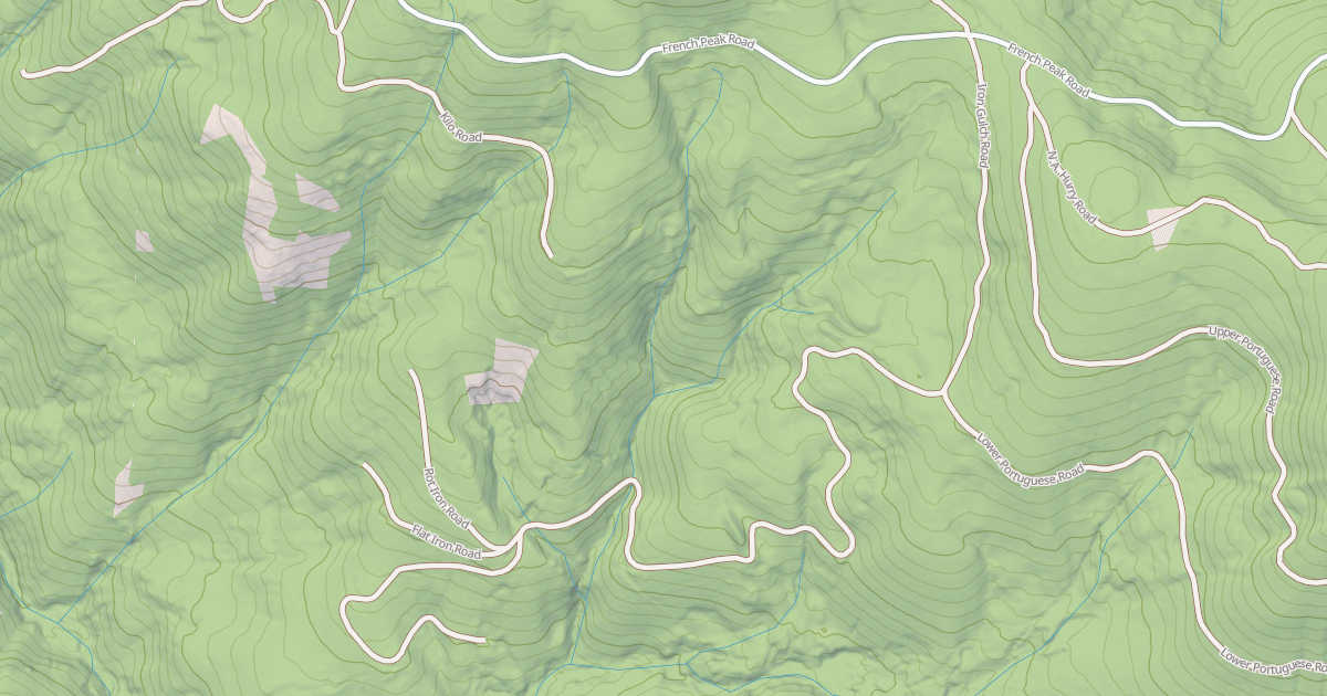 Map preview of IRON GULCH