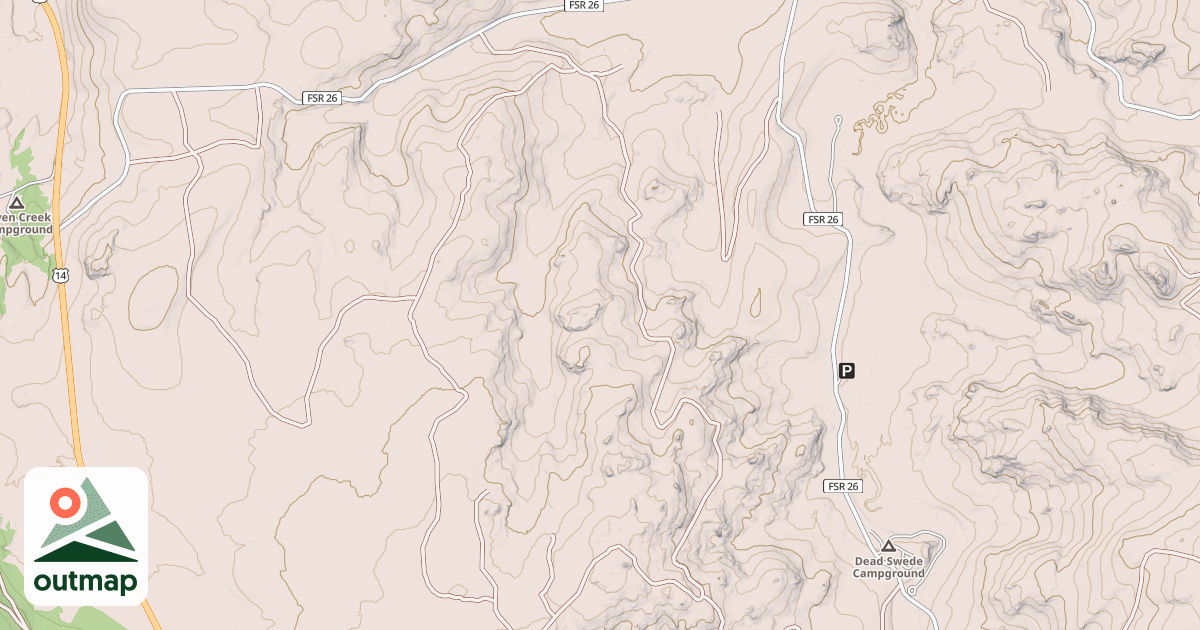 Map of COPPER CREEK BRANCH